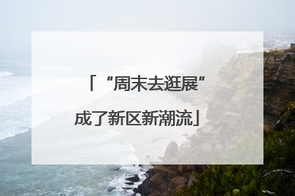 “周末去逛展”成了新区新潮流
