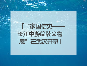 “家国信史——长江中游简牍文物展”在武汉开幕