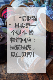 “招财猫”其实是一个熨斗 博物馆回应：是猫是虎，见仁见智