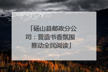 砀山县邮政分公司：营造书香氛围 推动全民阅读