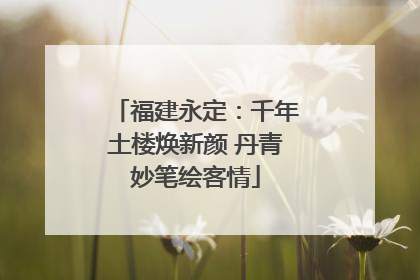 福建永定：千年土楼焕新颜 丹青妙笔绘客情
