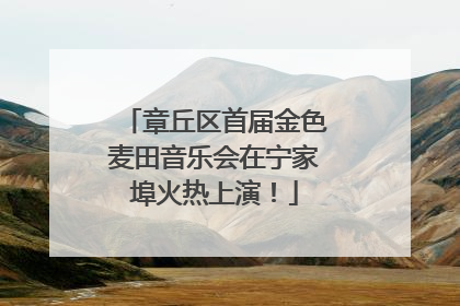 章丘区首届金色麦田音乐会在宁家埠火热上演！
