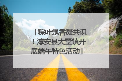 粽叶飘香凝共识！淳安县大墅镇开展端午特色活动