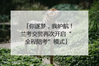 你逐梦，我护航！兰考交警再次开启“全程陪考”模式
