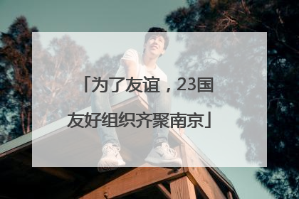 为了友谊，23国友好组织齐聚南京