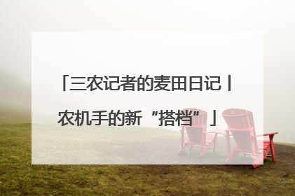 三农记者的麦田日记丨农机手的新“搭档”