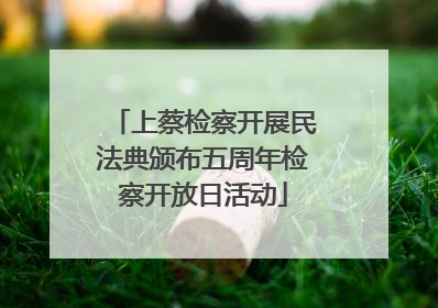 上蔡检察开展民法典颁布五周年检察开放日活动