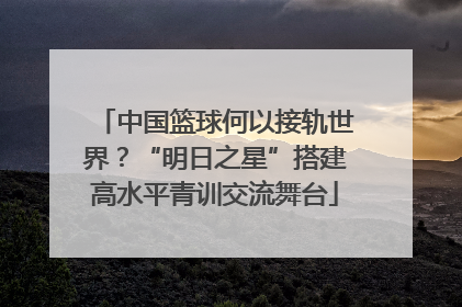 中国篮球何以接轨世界？“明日之星”搭建高水平青训交流舞台