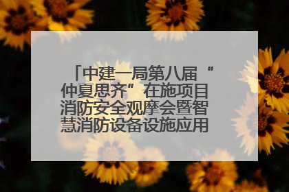 中建一局第八届“仲夏思齐”在施项目消防安全观摩会暨智慧消防设备设施应用交流会成功举办