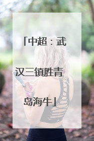 中超：武汉三镇胜青岛海牛