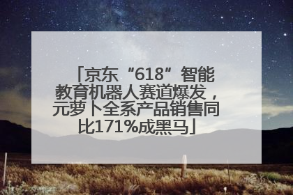 京东“618”智能教育机器人赛道爆发，元萝卜全系产品销售同比171%成黑马