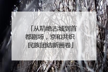 从精绝古城到首都剧场，京和共织民族团结新画卷