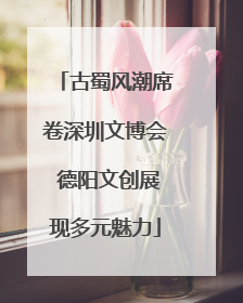 古蜀风潮席卷深圳文博会 德阳文创展现多元魅力