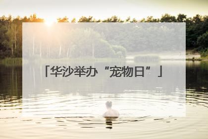 华沙举办“宠物日”