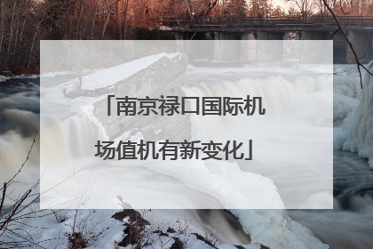 南京禄口国际机场值机有新变化