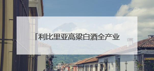 利比里亚高粱白酒全产业链项目落地自贸雨花区块