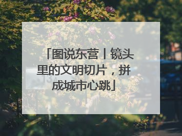 图说东营丨镜头里的文明切片，拼成城市心跳