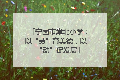 宁国市津北小学：以“劳”育美德，以“动”促发展