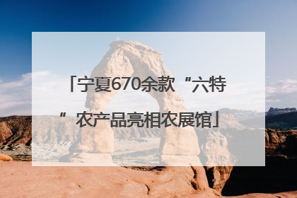 宁夏670余款“六特”农产品亮相农展馆