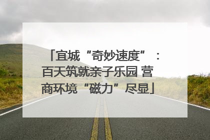 宜城“奇妙速度”：百天筑就亲子乐园 营商环境“磁力”尽显