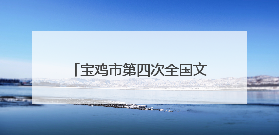 宝鸡市第四次全国文物普查成果展开展