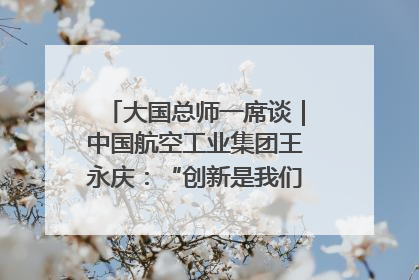 大国总师一席谈｜中国航空工业集团王永庆：“创新是我们的基因密码”