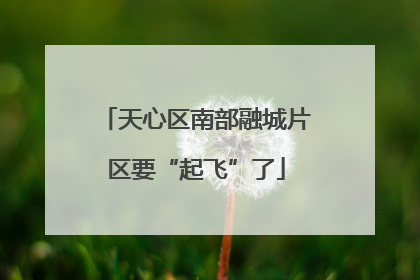 天心区南部融城片区要“起飞”了