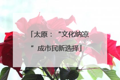 太原：“文化纳凉”成市民新选择