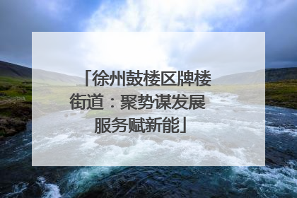 徐州鼓楼区牌楼街道：聚势谋发展 服务赋新能