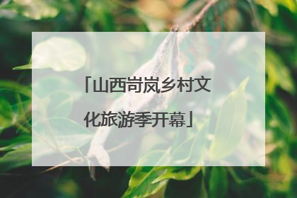 山西岢岚乡村文化旅游季开幕