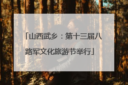 山西武乡：第十三届八路军文化旅游节举行