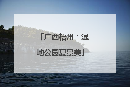 广西梧州：湿地公园夏景美