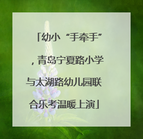 幼小“手牵手”，青岛宁夏路小学与太湖路幼儿园联合乐考温暖上演