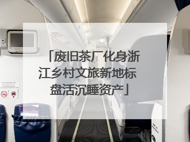 废旧茶厂化身浙江乡村文旅新地标 盘活沉睡资产