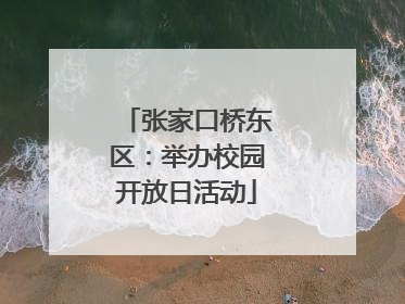 张家口桥东区：举办校园开放日活动