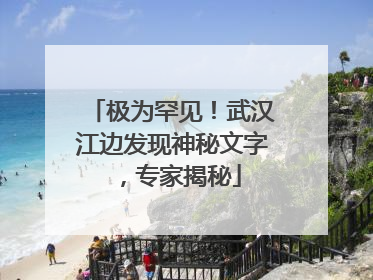 极为罕见！武汉江边发现神秘文字，专家揭秘