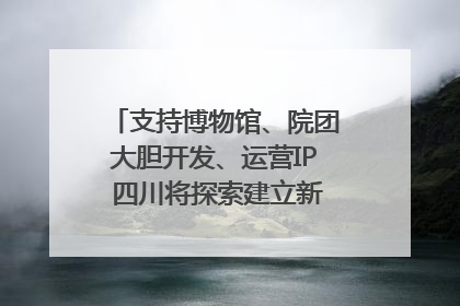 支持博物馆、院团大胆开发、运营IP 四川将探索建立新的收入分配激励机制｜新闻发布最前线