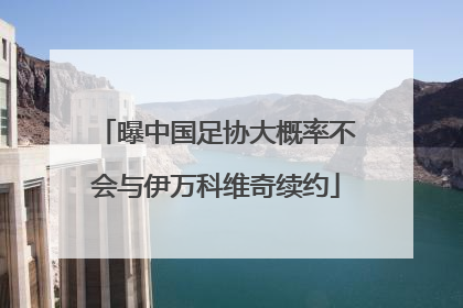曝中国足协大概率不会与伊万科维奇续约