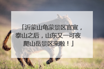 沂蒙山龟蒙景区官宣，泰山之后，山东又一可夜爬山岳景区来啦！