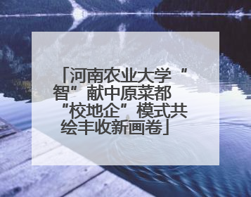 河南农业大学“智”献中原菜都 “校地企”模式共绘丰收新画卷