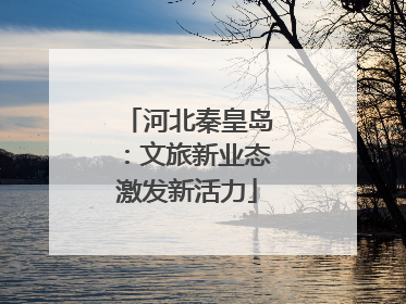 河北秦皇岛：文旅新业态激发新活力