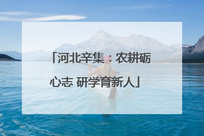 河北辛集：农耕砺心志 研学育新人