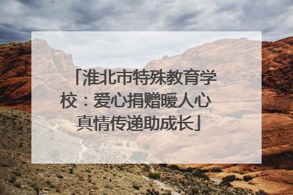 淮北市特殊教育学校：爱心捐赠暖人心 真情传递助成长