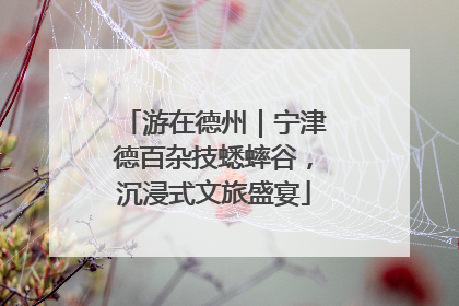 游在德州｜宁津德百杂技蟋蟀谷，沉浸式文旅盛宴