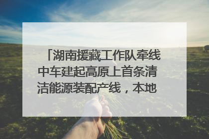 湖南援藏工作队牵线中车建起高原上首条清洁能源装配产线，本地大学生成车间检验员