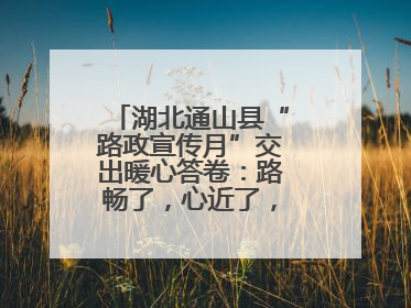 湖北通山县“路政宣传月”交出暖心答卷：路畅了，心近了，发展顺了！