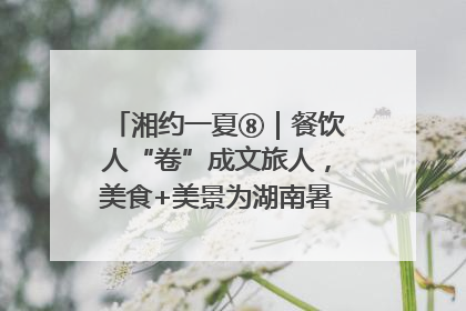 湘约一夏⑧｜餐饮人“卷”成文旅人，美食+美景为湖南暑期旅游上大分