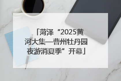 菏泽“2025黄河大集—曹州牡丹园夜游消夏季”开幕