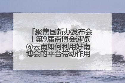 聚焦国新办发布会丨第9届南博会速览⑥云南如何利用好南博会的平台带动作用，深化与南亚国家的交流与合作？
