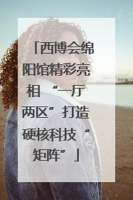 西博会绵阳馆精彩亮相 “一厅两区”打造硬核科技“矩阵”